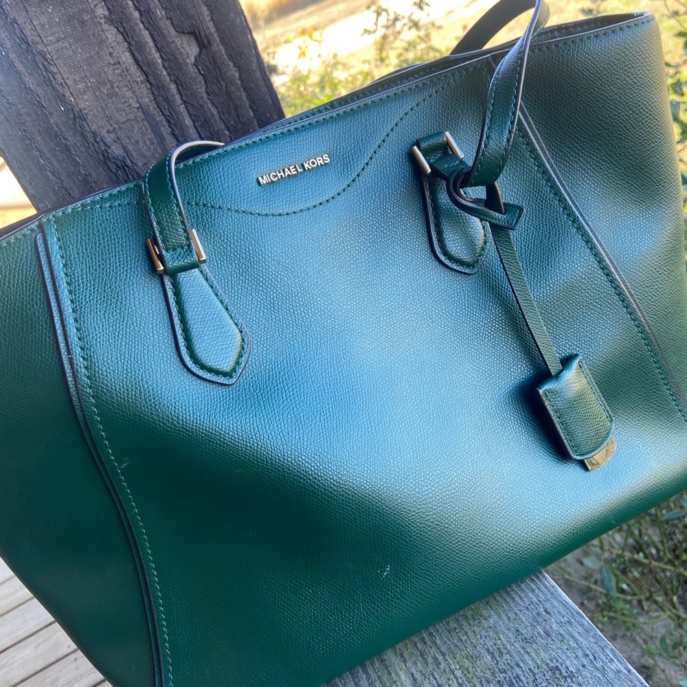 Michael Kors Emerald Green Tote